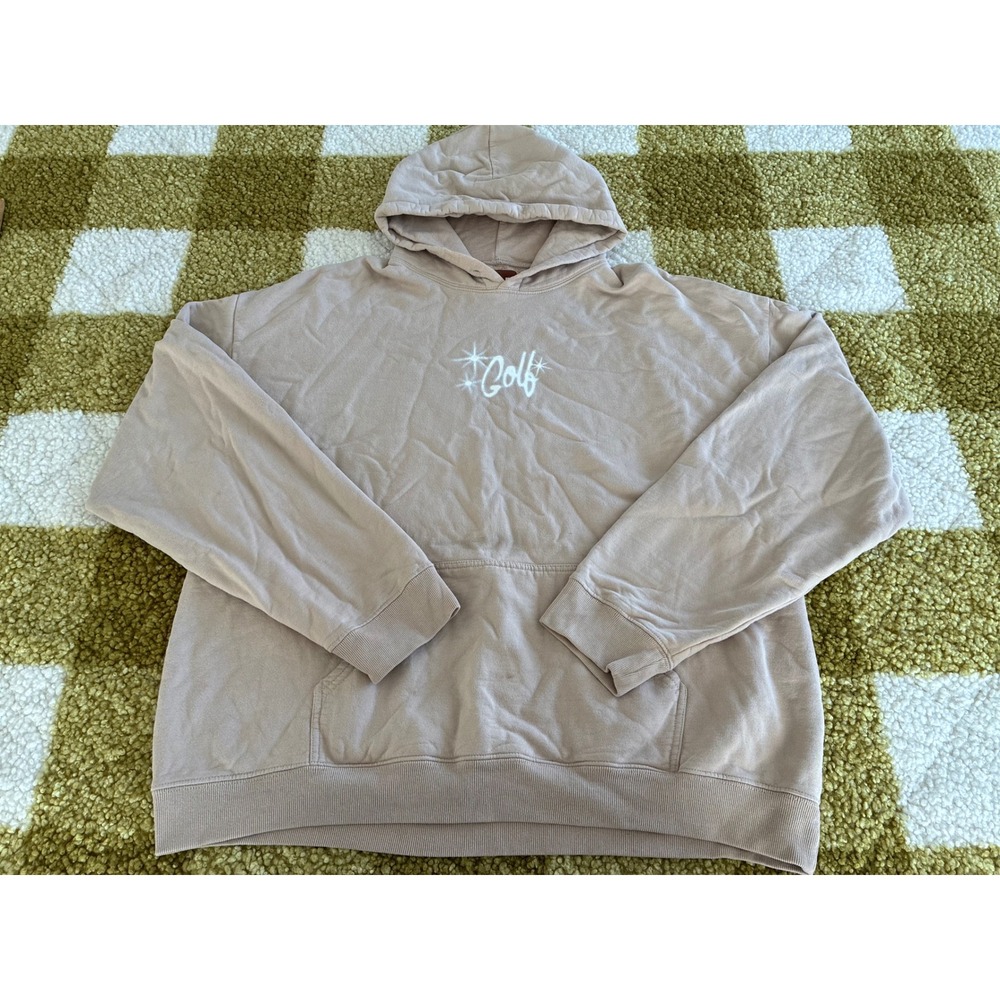 Golf Wang Shines Its Light On Us All Hoodie Tan Beige XL Tyler The Creator